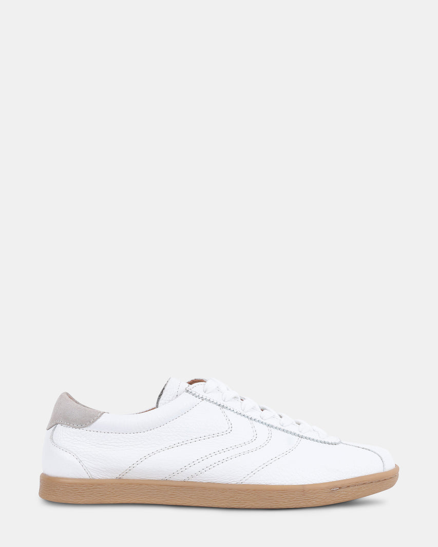 GAUNTLET WHITE LEATHER - Men's Shoes - Steve Madden Canada