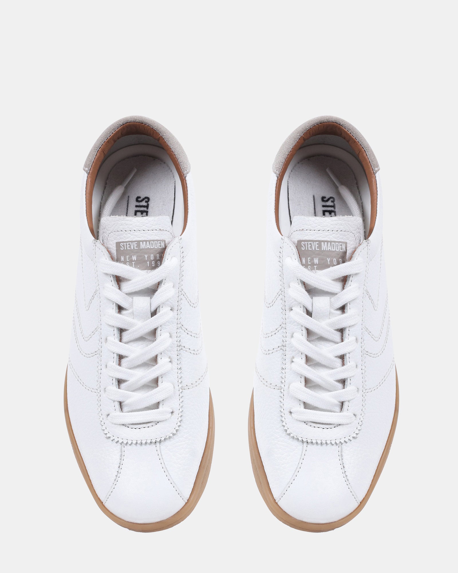 GAUNTLET WHITE LEATHER - Men's Shoes - Steve Madden Canada - view 4