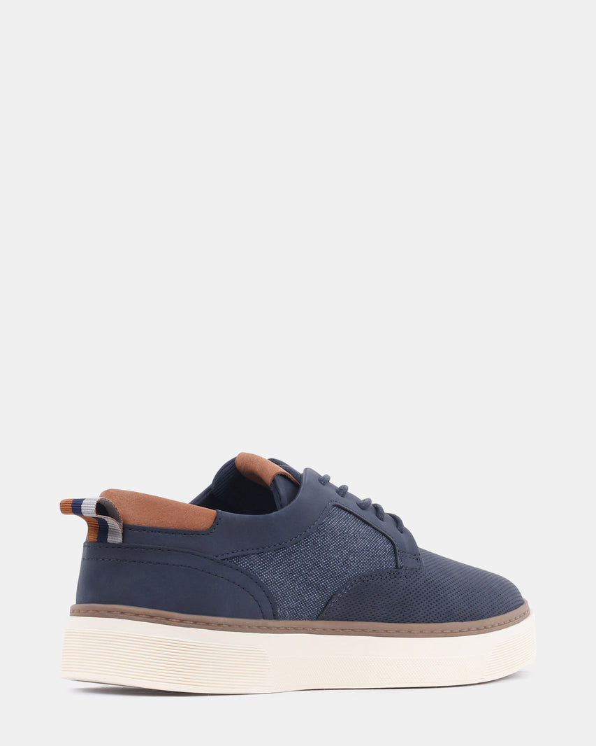 HASTINGSS NAVY NUBUCK - Men's Shoes - Steve Madden Canada - view 6