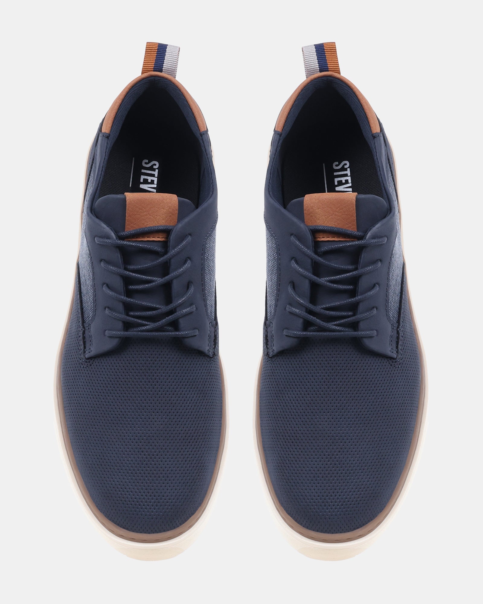 HASTINGSS NAVY NUBUCK - Men's Shoes - Steve Madden Canada - view 4