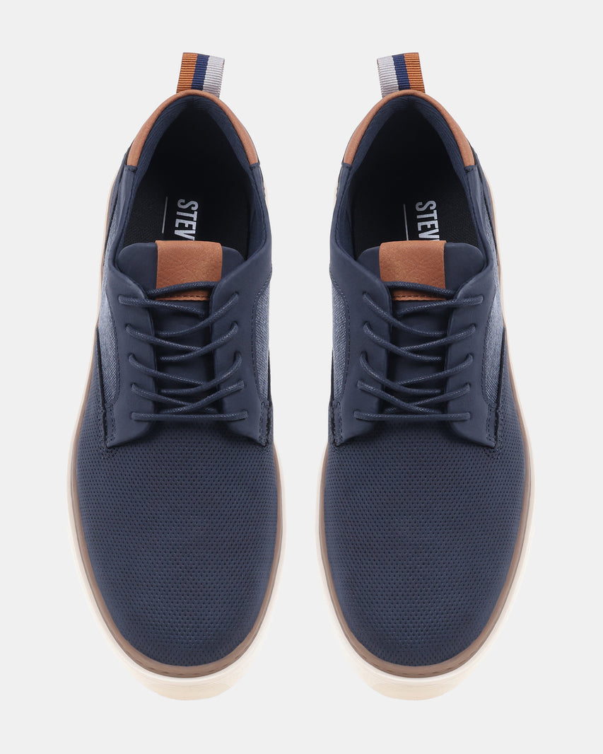 HASTINGSS NAVY NUBUCK - Men's Shoes - Steve Madden Canada - view 4