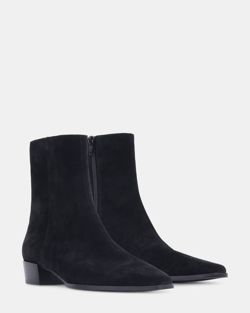 JANAY BLACK SUEDE - Women's Shoes - Steve Madden Canada - view 2