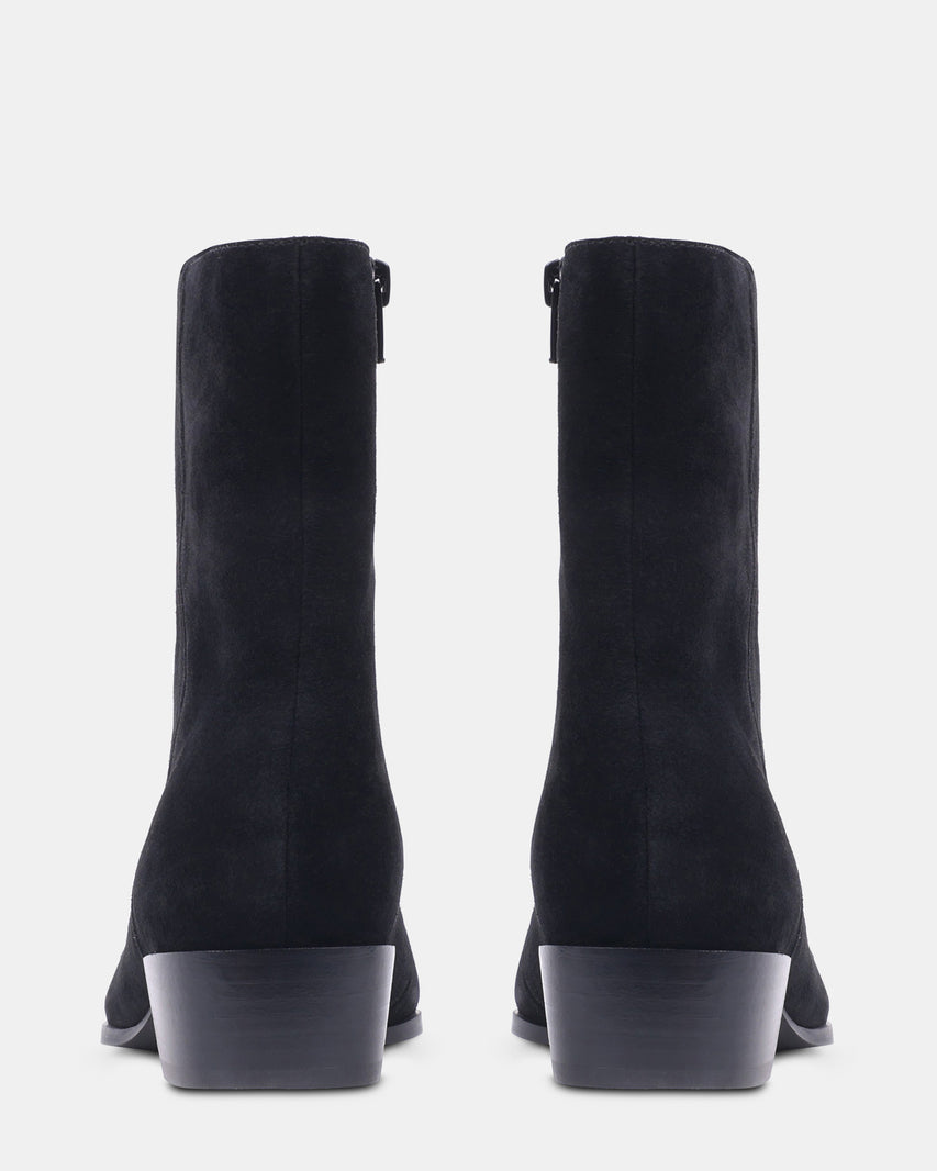 JANAY BLACK SUEDE - Women's Shoes - Steve Madden Canada - view 5
