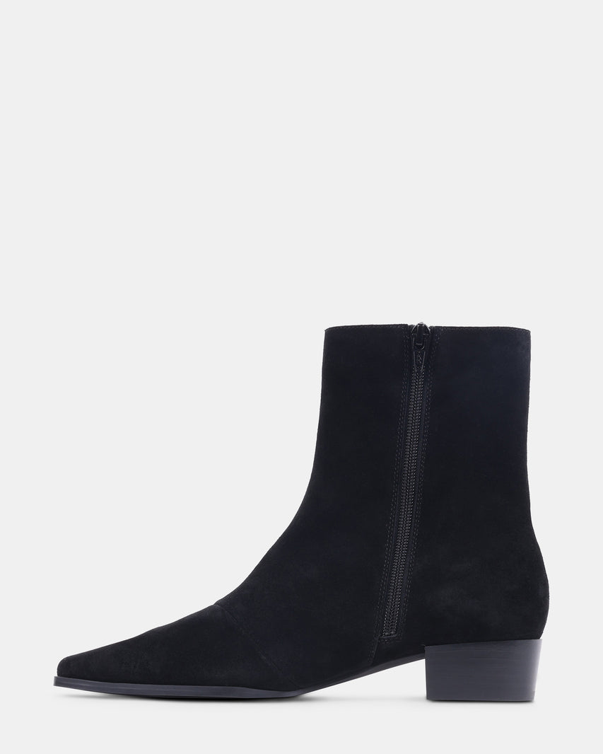 JANAY BLACK SUEDE - Women's Shoes - Steve Madden Canada - view 4