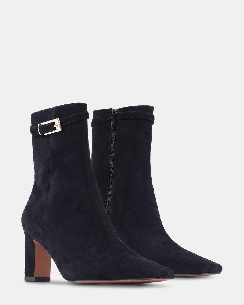JUMPY BLACK SUEDE - Women's Shoes - Steve Madden Canada - view 2