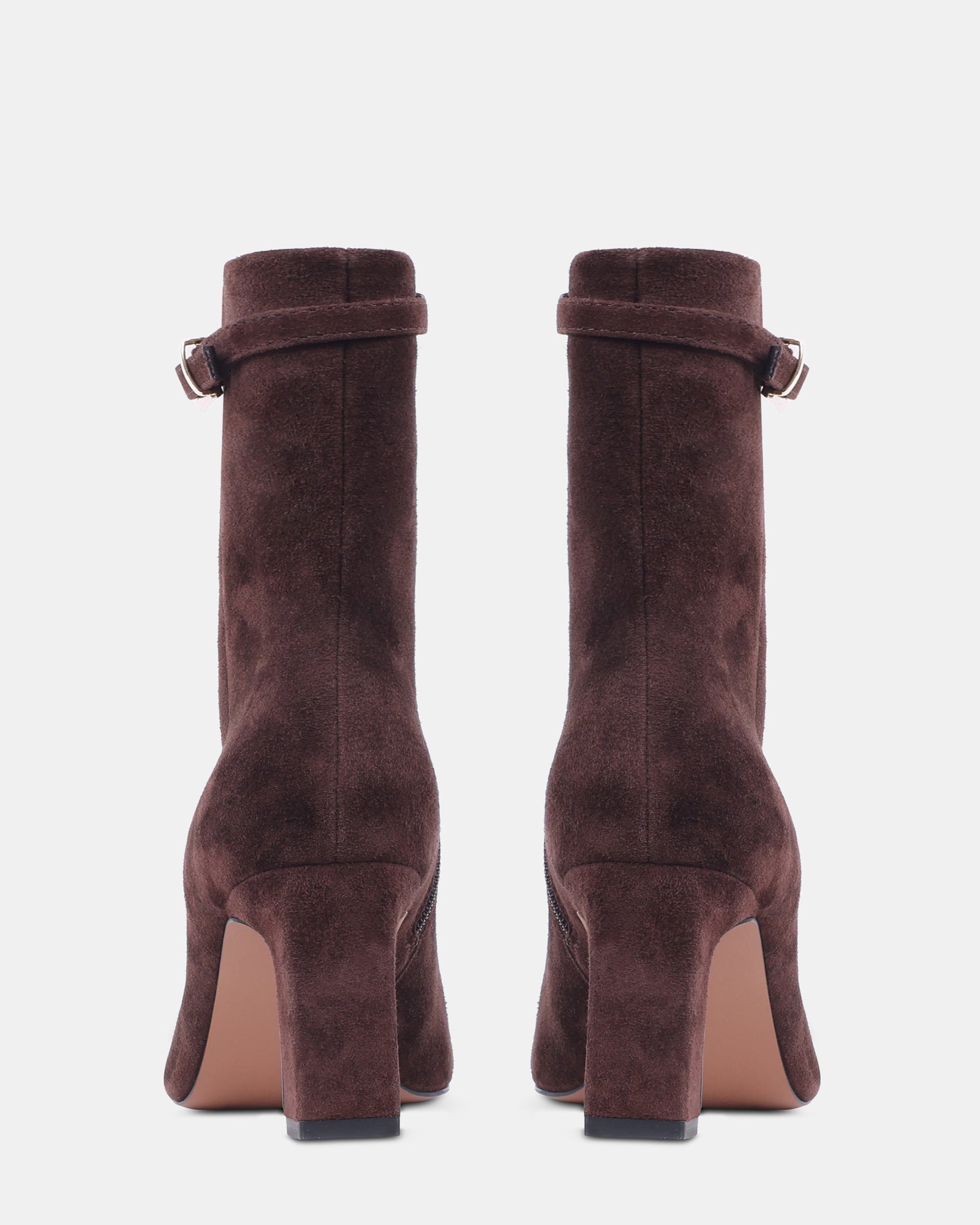 JUMPY BROWN SUEDE - Women's Shoes - Steve Madden Canada - view 5