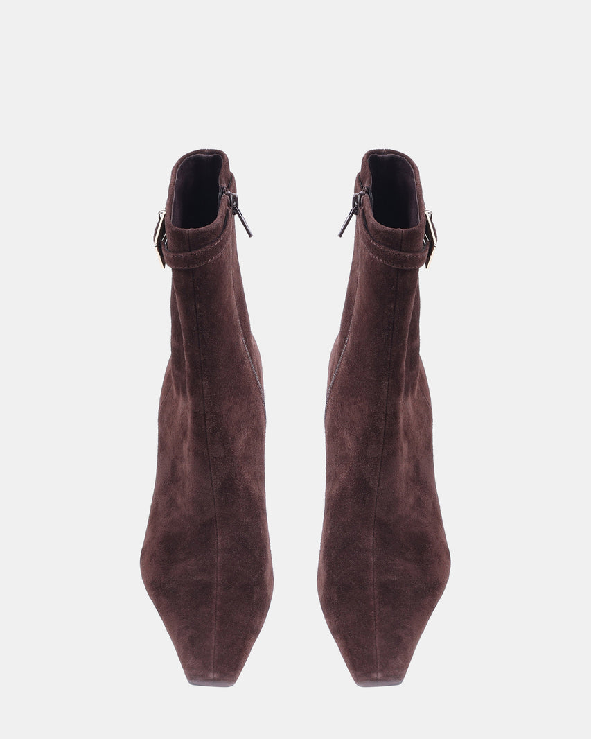 JUMPY BROWN SUEDE - Women's Shoes - Steve Madden Canada - view 6