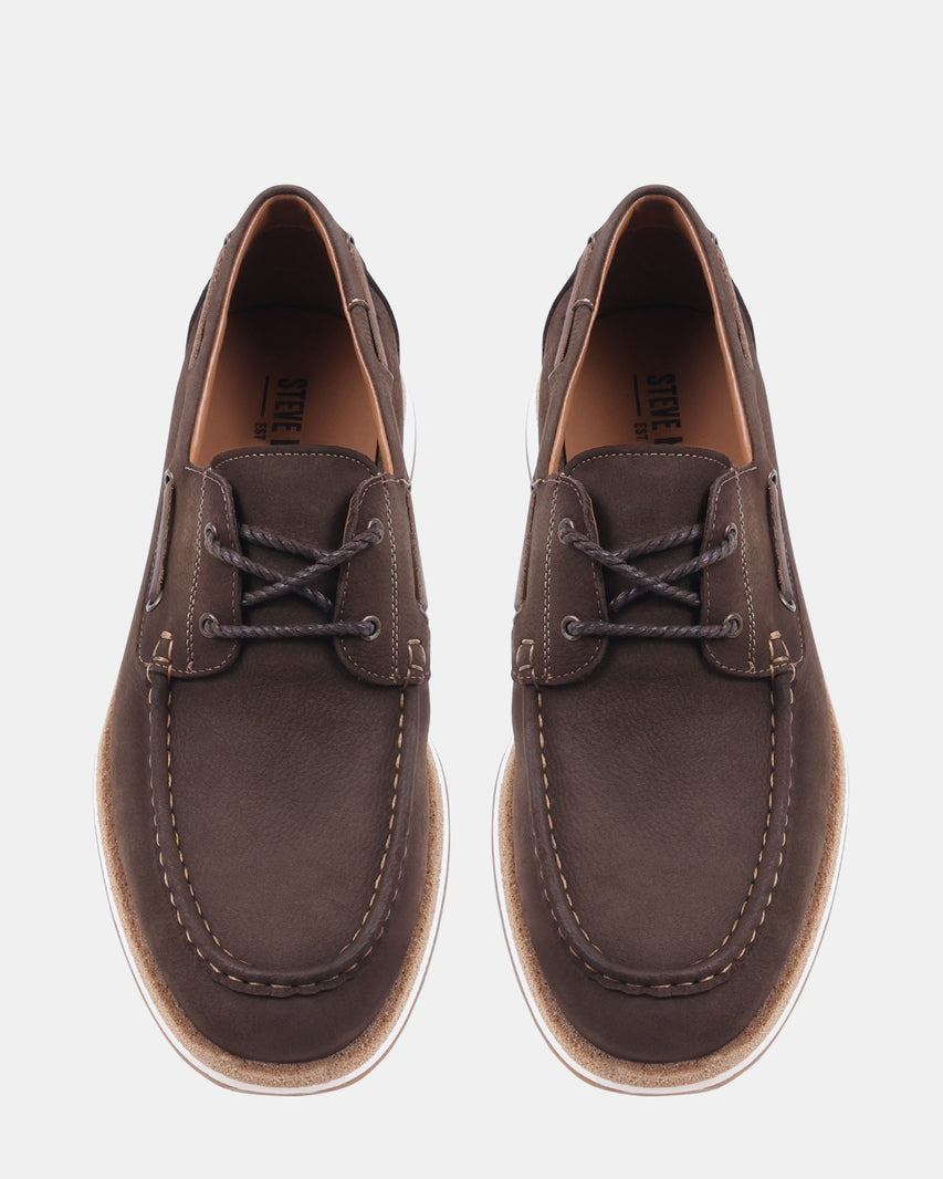 MASON COFFEE NUBUCK - Men's Shoes - Steve Madden Canada - view 4