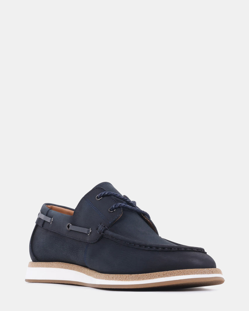 MASON NAVY NUBUCK - Men's Shoes - Steve Madden Canada - view 2