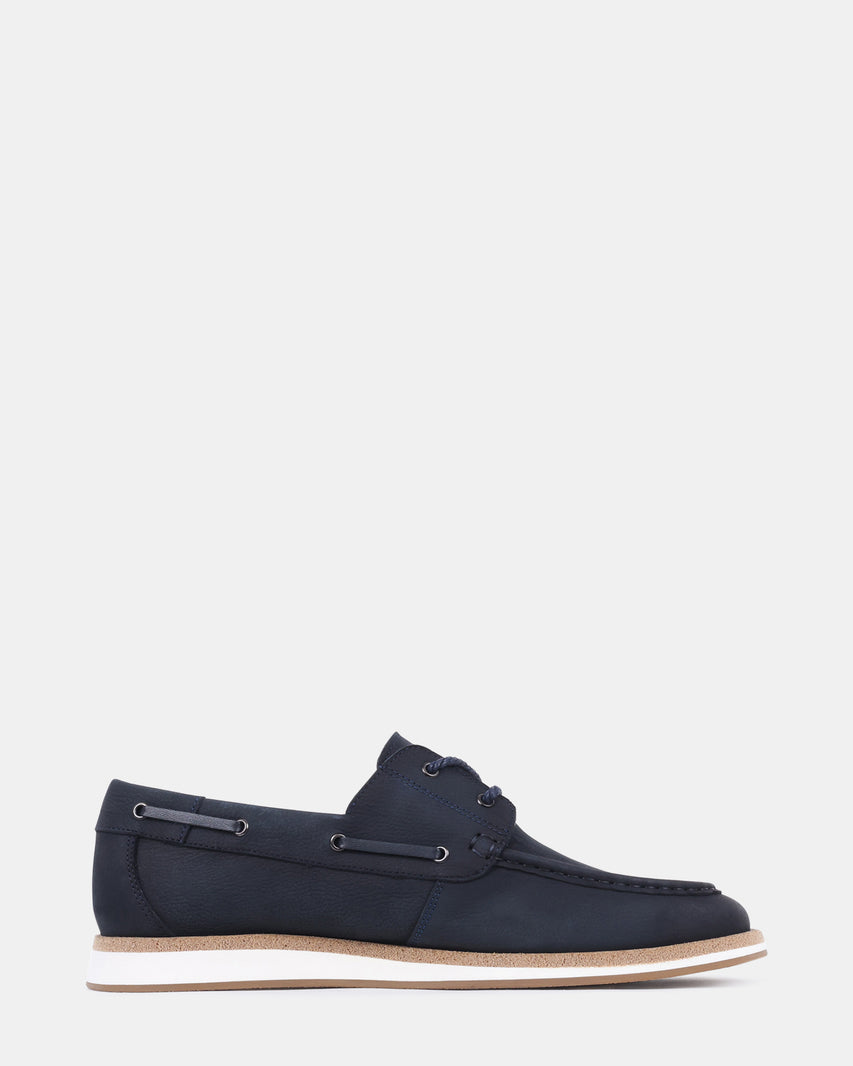 MASON NAVY NUBUCK - Men's Shoes - Steve Madden Canada