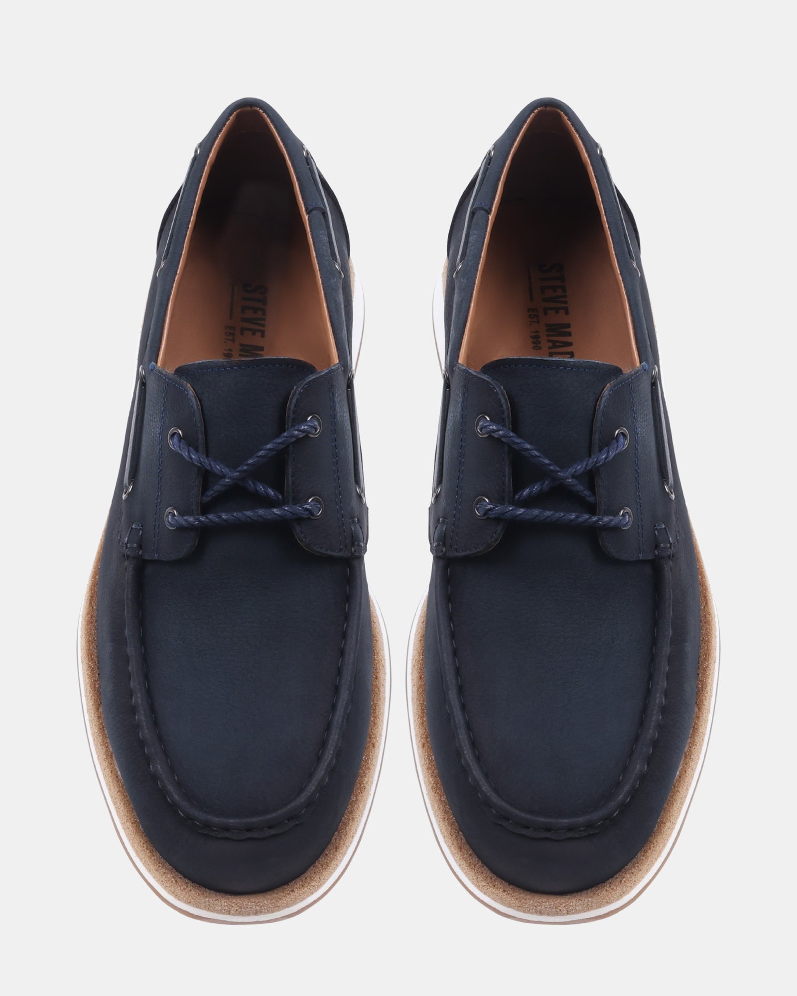 MASON NAVY NUBUCK - Men's Shoes - Steve Madden Canada - view 4