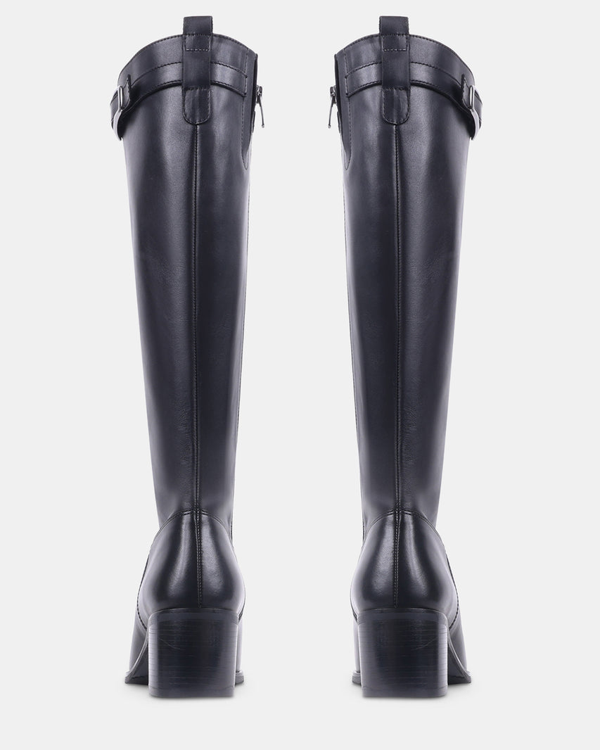 MEMORIES BLACK LEATHER - Women's Shoes - Steve Madden Canada - view 5