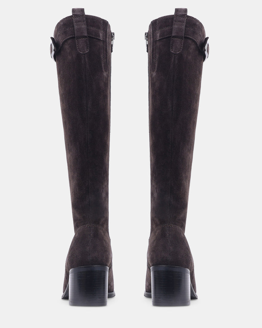 MEMORIES GREY SUEDE - Women's Shoes - Steve Madden Canada - view 5
