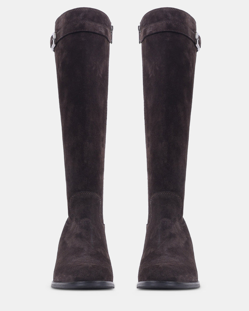 MEMORIES GREY SUEDE - Women's Shoes - Steve Madden Canada - view 3