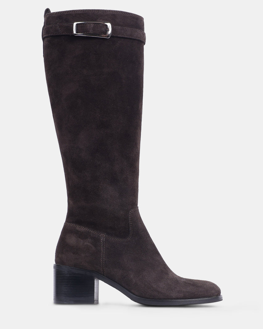 MEMORIES GREY SUEDE - Women's Shoes - Steve Madden Canada