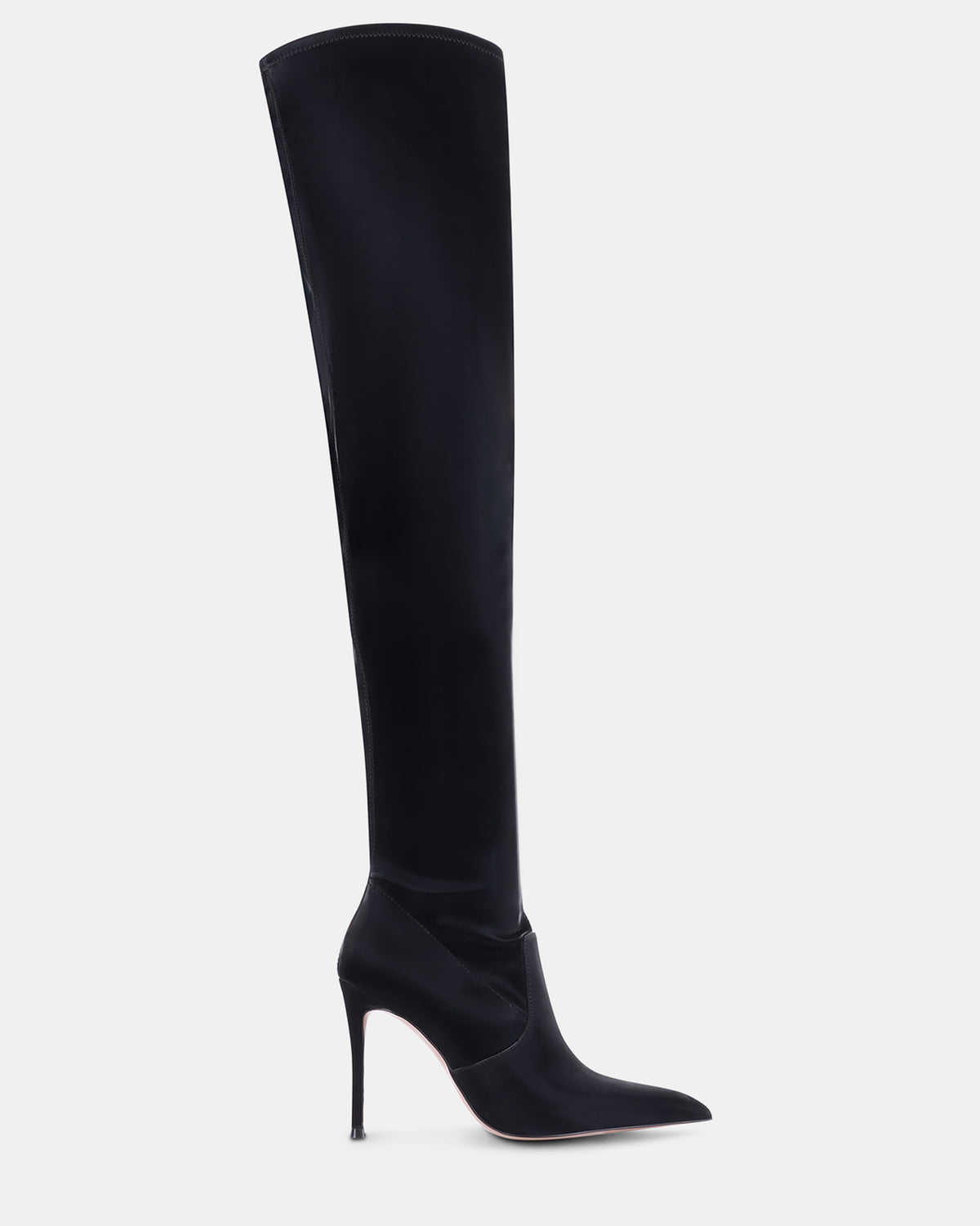 PEGASUS BLACK SATIN - Women's Shoes - Steve Madden Canada