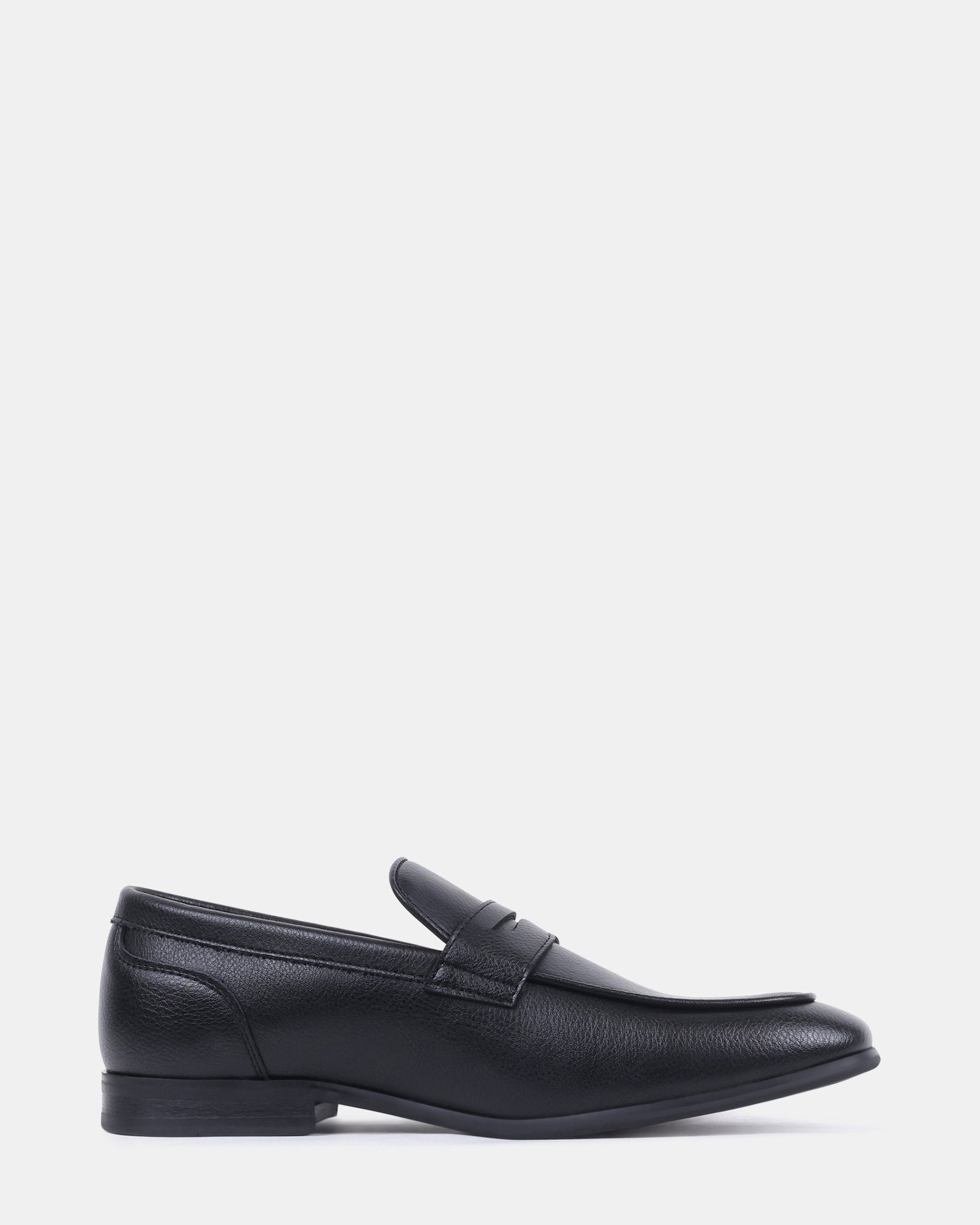 RASMUS BLACK LEATHER - Men's Shoes - Steve Madden Canada