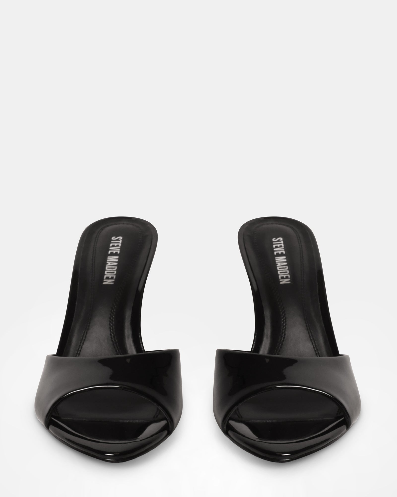 Chaussures à Talons Aiguilles Noires Vernies Fiore - Pointure UK 6 (38 EU) - Talon Haut Stiletto