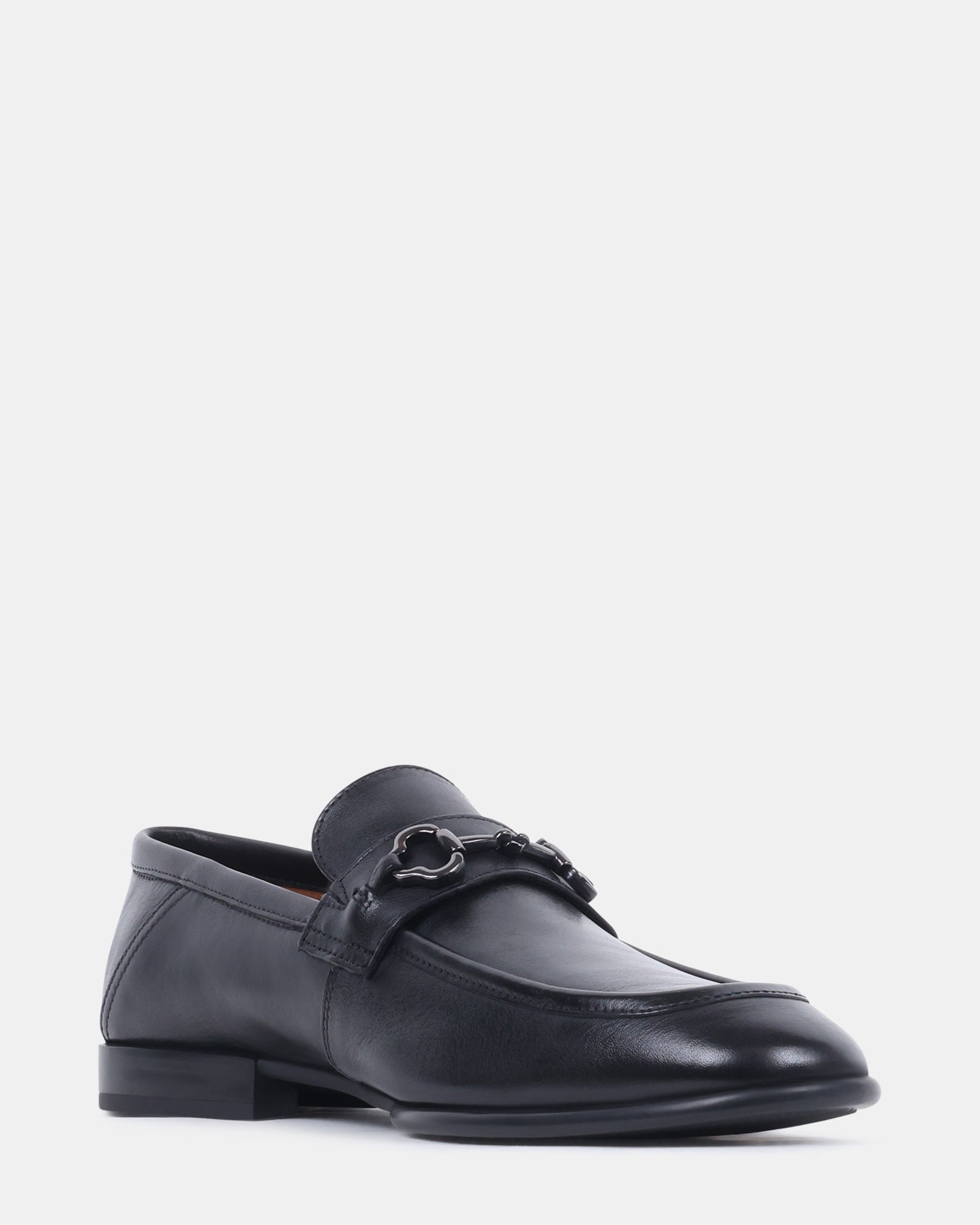 SWAZZEY BLACK LEATHER - Men's Shoes - Steve Madden Canada - view 2