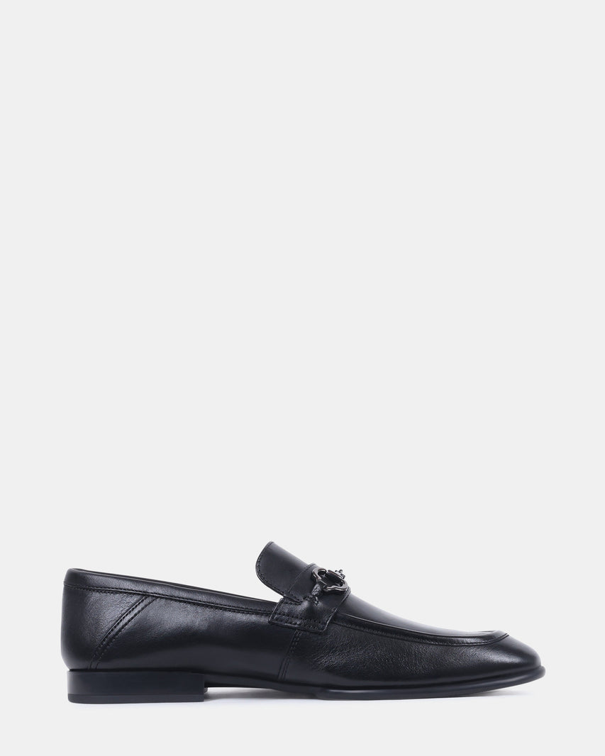 SWAZZEY BLACK LEATHER - Men's Shoes - Steve Madden Canada