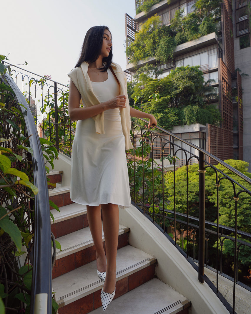 VELMAA WHITE SATIN - Women's Shoes - Steve Madden Canada