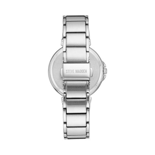 CLEAN LINE LINK WATCH SILVER - Jewelry - Steve Madden Canada