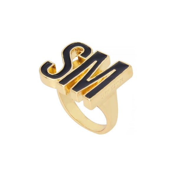 SM LOGO RING GOLD MULTI - Jewelry - Steve Madden Canada