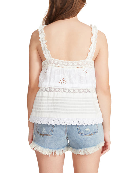YOU'RE SO BABY TOP WHITE - Clothing - Steve Madden Canada