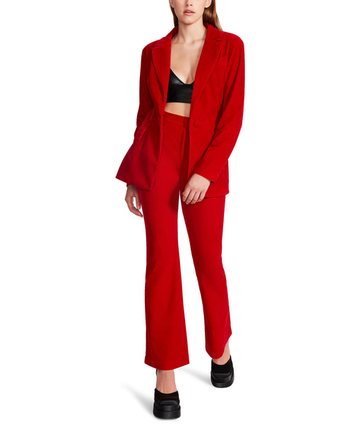 HARLOW PANT RED - Clothing - Steve Madden Canada