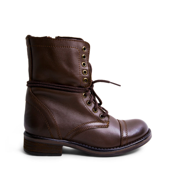 TROOPA2.0 BROWN LEATHER - Shoes - Steve Madden Canada