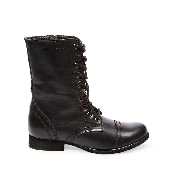 TROOPA BLACK LEATHER - Shoes - Steve Madden Canada