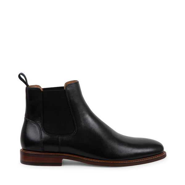 CHASE BLACK LEATHER - Men's Shoes - Steve Madden Canada