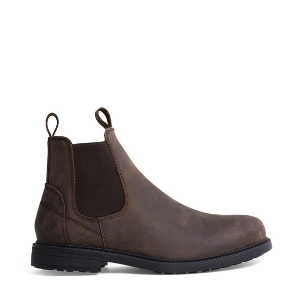 CRIMSON WATERPROOF BROWN LEATHER - Shoes - Steve Madden Canada