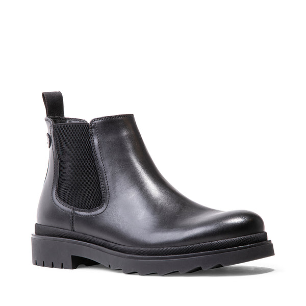 GENIUSS BLACK LEATHER - Shoes - Steve Madden Canada
