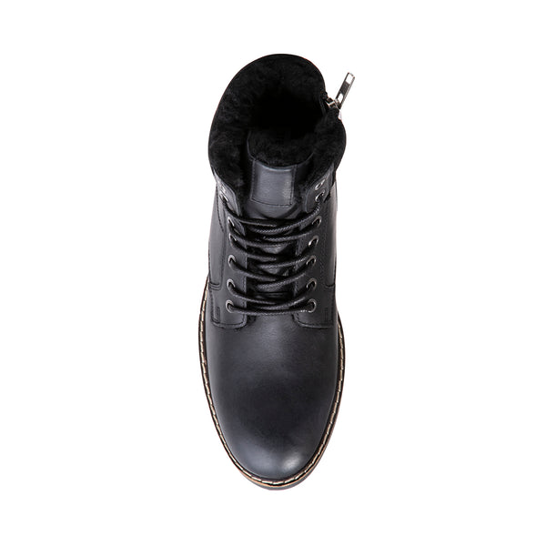 ORLYYF BLACK LEATHER - Shoes - Steve Madden Canada
