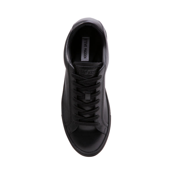 FINNEHAS BLACK LEATHER - Shoes - Steve Madden Canada