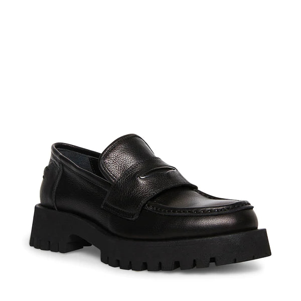 LAWRENCE BLACK LEATHER - Women's Shoes - Steve Madden Canada