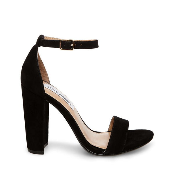 CARRSON Black Suede Women's High Heels | Women's Designer Heels – Steve ...
