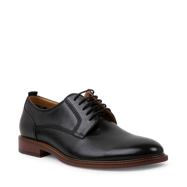 CHIDMORE BLACK LEATHER - Shoes - Steve Madden Canada