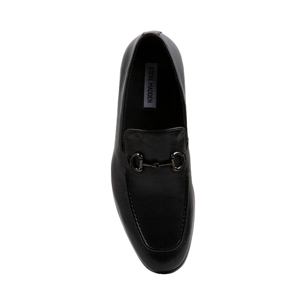 DELORME BLACK LEATHER - Men's Shoes - Steve Madden Canada