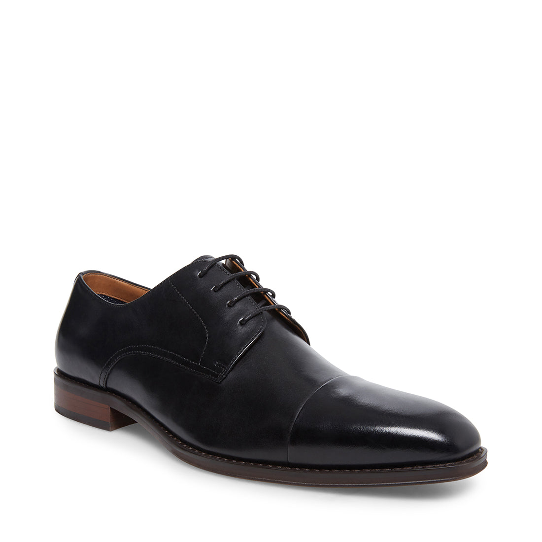 PLOT Black Leather Men's Dress Shoes | Men's Designer Dress Shoes ...