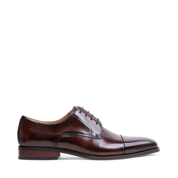 PLOT BROWN LEATHER - Men's Shoes - Steve Madden Canada