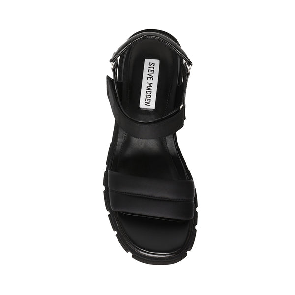 LOUELLA Black Platform Sandals | Women's Designer Sandals – Steve ...