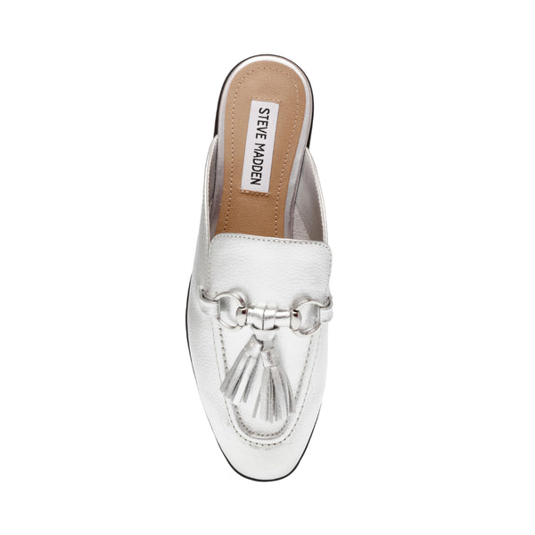 CAYLER SILVER LEATHER - Shoes - Steve Madden Canada