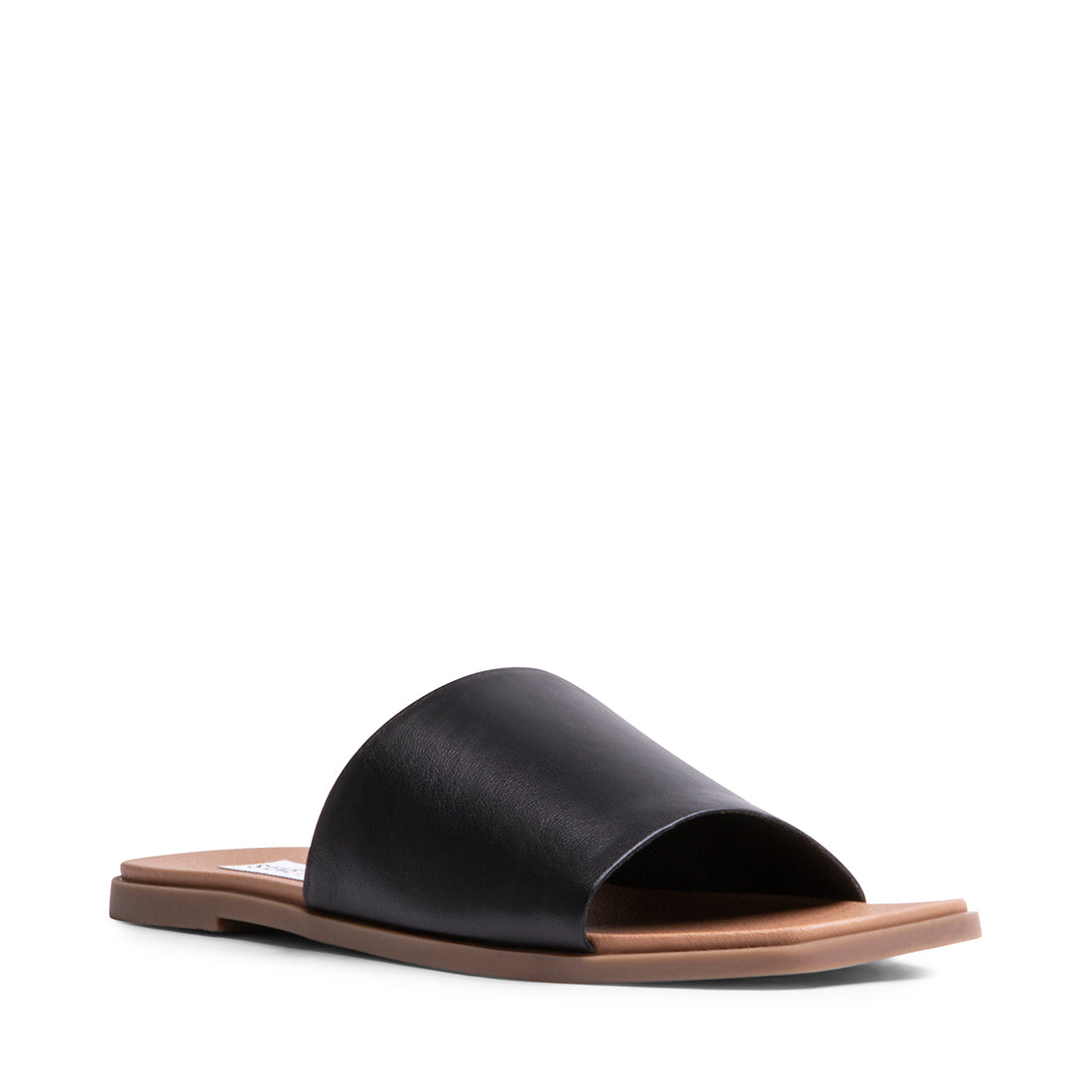 KARRMAA Black Leather Women's Slide Sandals | Women's Designer Sandals ...
