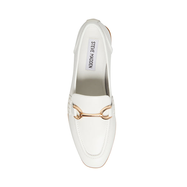 CARRINE WHITE LEATHER - Shoes - Steve Madden Canada