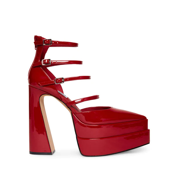 CLARA RED PATENT - Shoes - Steve Madden Canada
