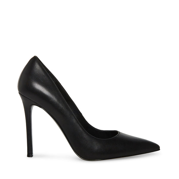 EVELYN BLACK LEATHER - Women's Shoes - Steve Madden Canada