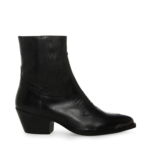GREYSON BLACK LEATHER - Shoes - Steve Madden Canada