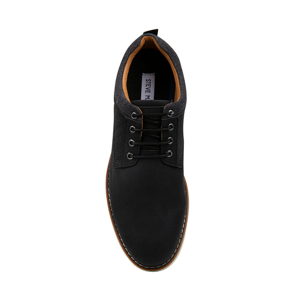 JAXSON Black Nubuck Men's Casual Shoes | Men's Designer Shoes – Steve ...